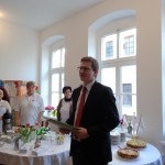 Oliver Wehner bei der Eröffnung der neuen DRK-Seniorenbegegnungsstätte in Pirna